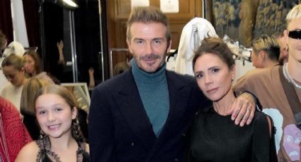 Harper Beckham lució un vestido escotado y llovieron las críticas por su edad