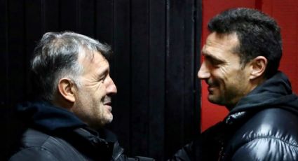 Así fue la plática entre el Tata Martino y Lionel Scaloni días antes del enfrentamiento en Qatar