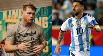 Canelo Álvarez amenazó a Messi y las redes se llenaron de memes