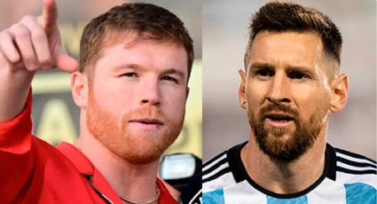 Revelan de quién es la playera que pisó Messi en el video que enfureció a Canelo