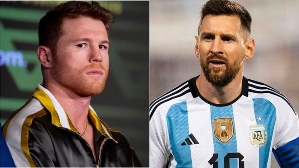 Fuente: @canelo y @leomessi