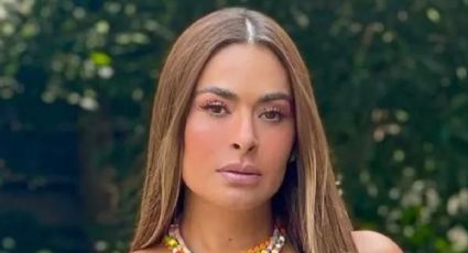 De espaldas, Galilea Montijo se lleva todas las miradas con minivestido dorado