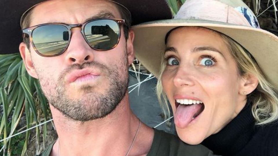 Chris Hemsworth y Elsa Pataky. Foto: Instagarm @elsapatakyconfidential