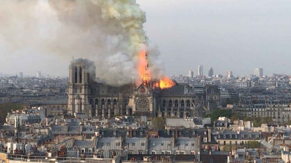 Avanza la reconstrucción de Notre Dame. Fuente: Instagram @notredamedeparis