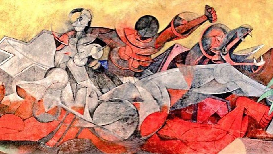 El mural América de Rufino Tamayo. Fuente: Instagram @rufino_tamayooo