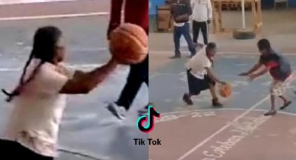 Una anciana de Oaxaca jugó al básquetbol y se hizo viral en TikTok