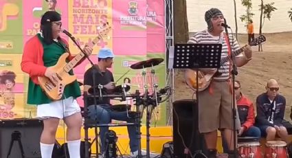 Una banda de rock se inspiró en el Chavo del 8 para su concierto y se hizo viral