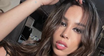 Danna Paola cautivó la red en microtop