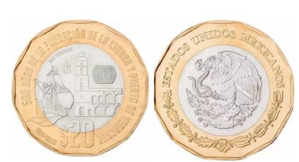 Esta es la moneda de 20 pesos por la que te dan 500,000