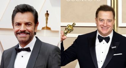 La épica foto de Eugenio Derbez y Brendan Fraser que se hizo viral