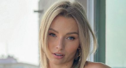 Irina Baeva se llevó todas las miradas en bikini estampado