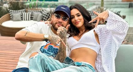 Con un look total white, Bruna Biancardi anunció que espera un bebé junto a Neymar