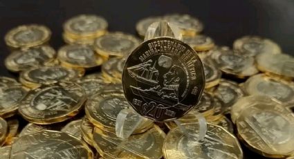 Ofrecen casi 44 mil pesos por esta moneda de 20 pesos conmemorativa de Veracruz