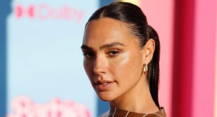 Gal Gadot impone tendencia con minivestido chocolate en la premier de ‘Barbie’