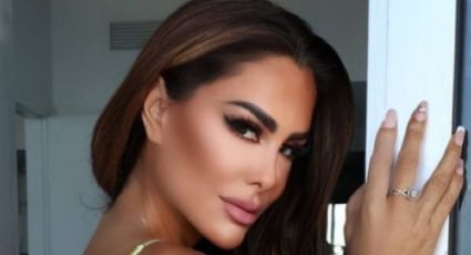 Ninel Conde impone tendencia con traje de baño chocolate